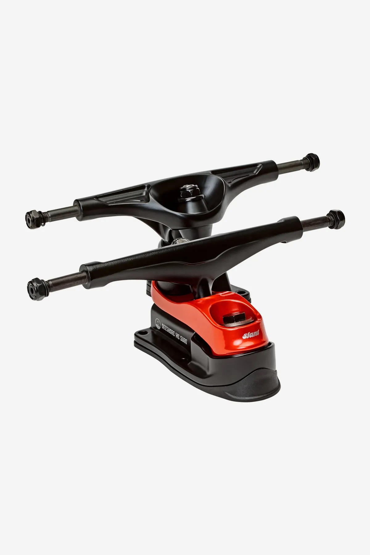 SLANT SURF SKATE TRUCKS  BLACK/RED