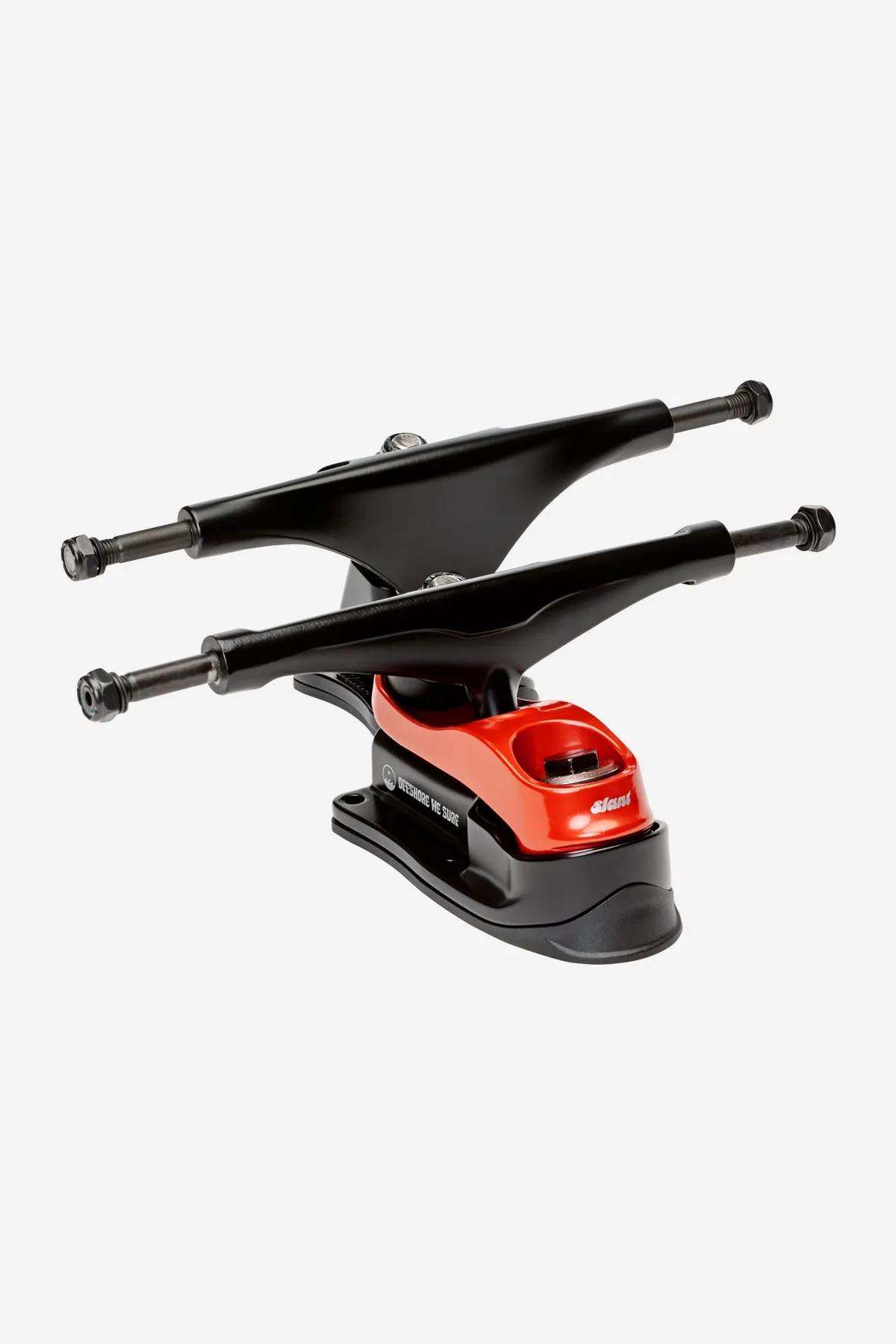 SLANT SURF SKATE TRUCKS  BLACK/RED