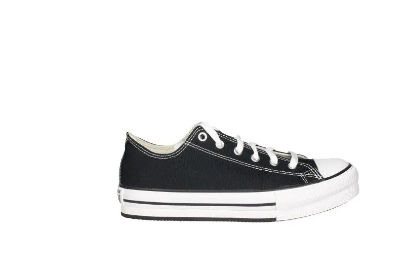 Sneaker All Star Lona Negro Piso Doble