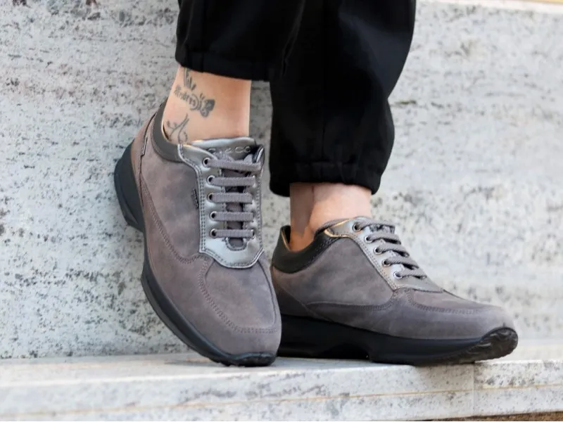SNEAKERS DE ANTE CON GORETEX 6163833 IGI&CO EN COLOR GRIS