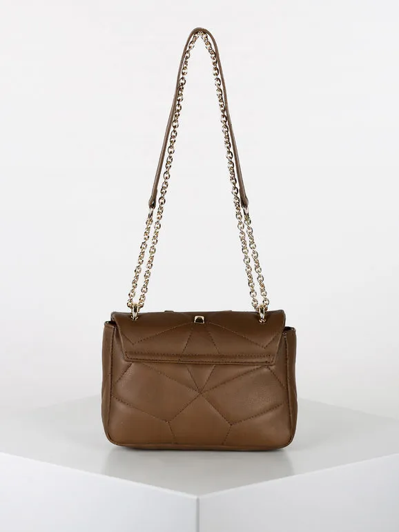 Solada Bolso bandolera de piel con tachuelas