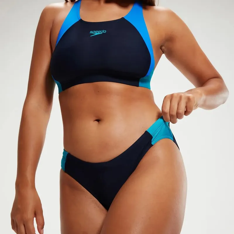 Speedo Bikini Colourblock Splice azul marino/azul