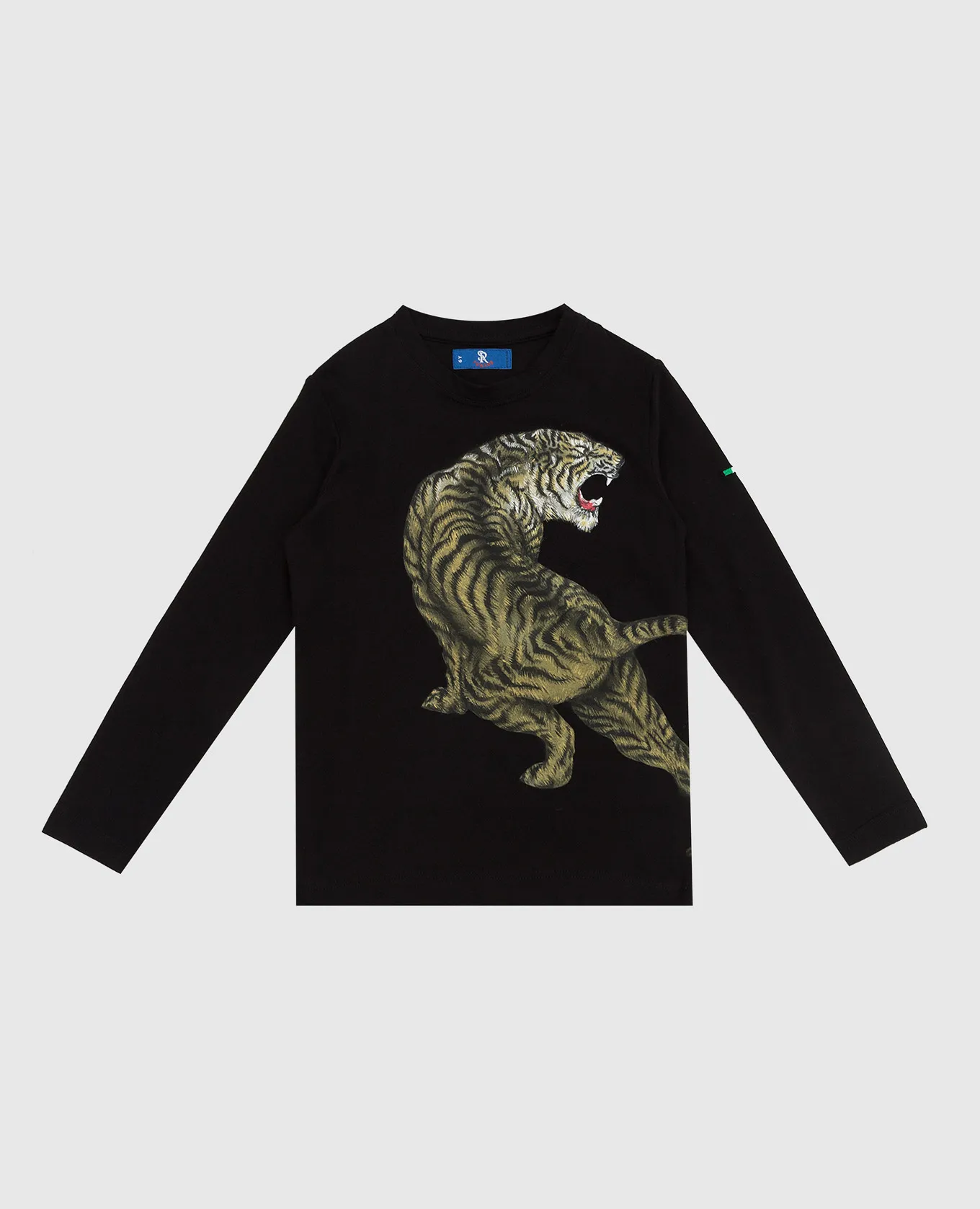 Stefano Ricci Children's black longsleeve with print