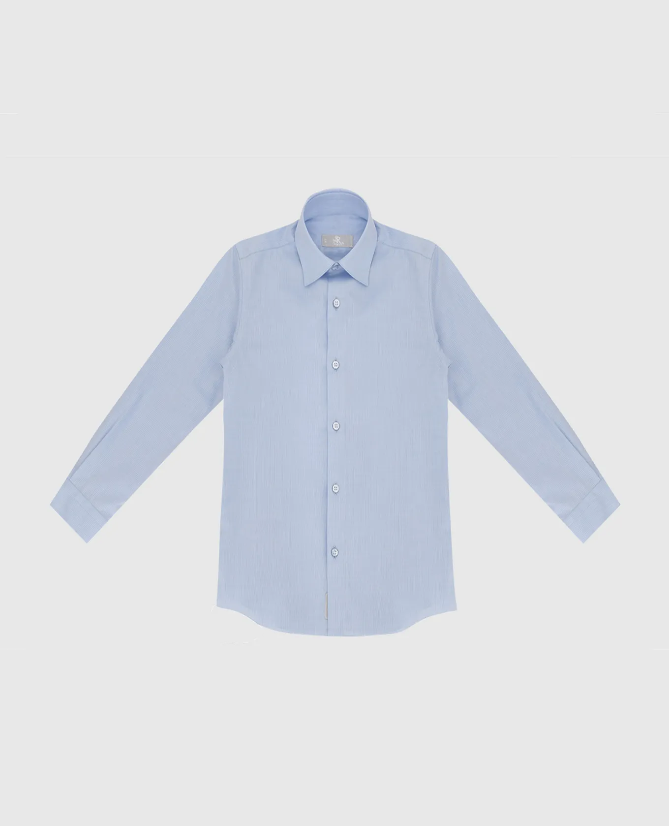 Stefano Ricci Children's blue shirt in a pattern