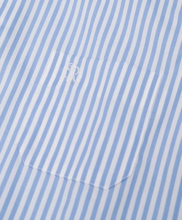 Stefano Ricci Children's blue striped shirt