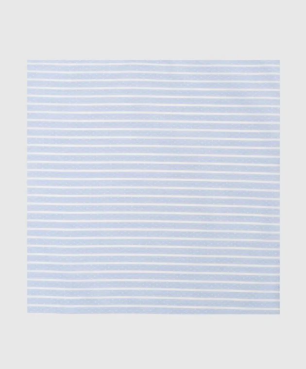 Stefano Ricci Children's light blue pasha with stripes