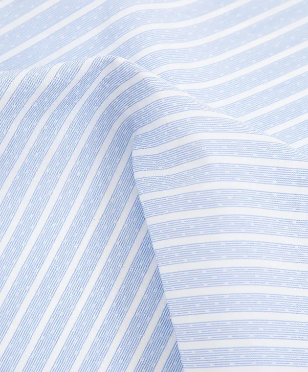 Stefano Ricci Children's light blue pasha with stripes
