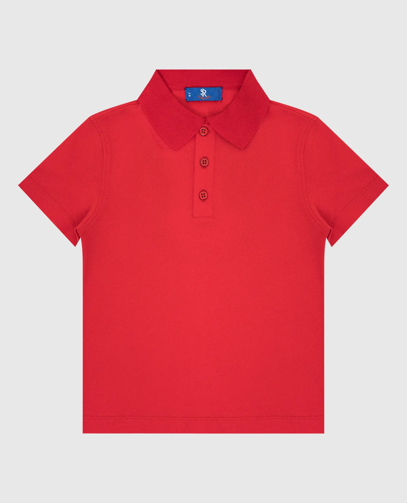 Stefano Ricci Children's red polo with embroidery