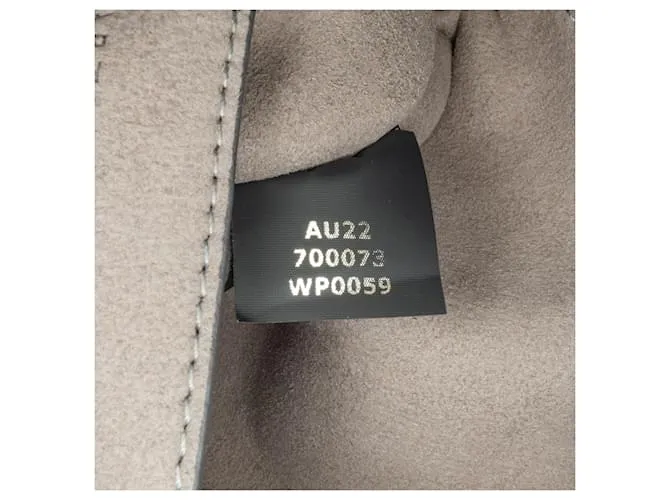 Stella Mc Cartney Stella McCartney Bandolera gris con logo de fieltro ecológico 