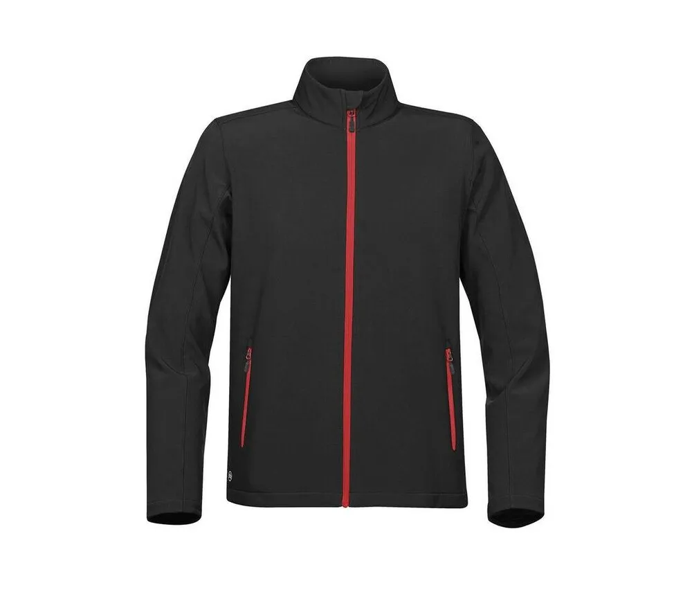 STORMTECH SHKSB1  MEN'S SOFTSHELL  BLACK / BRIGHT RED