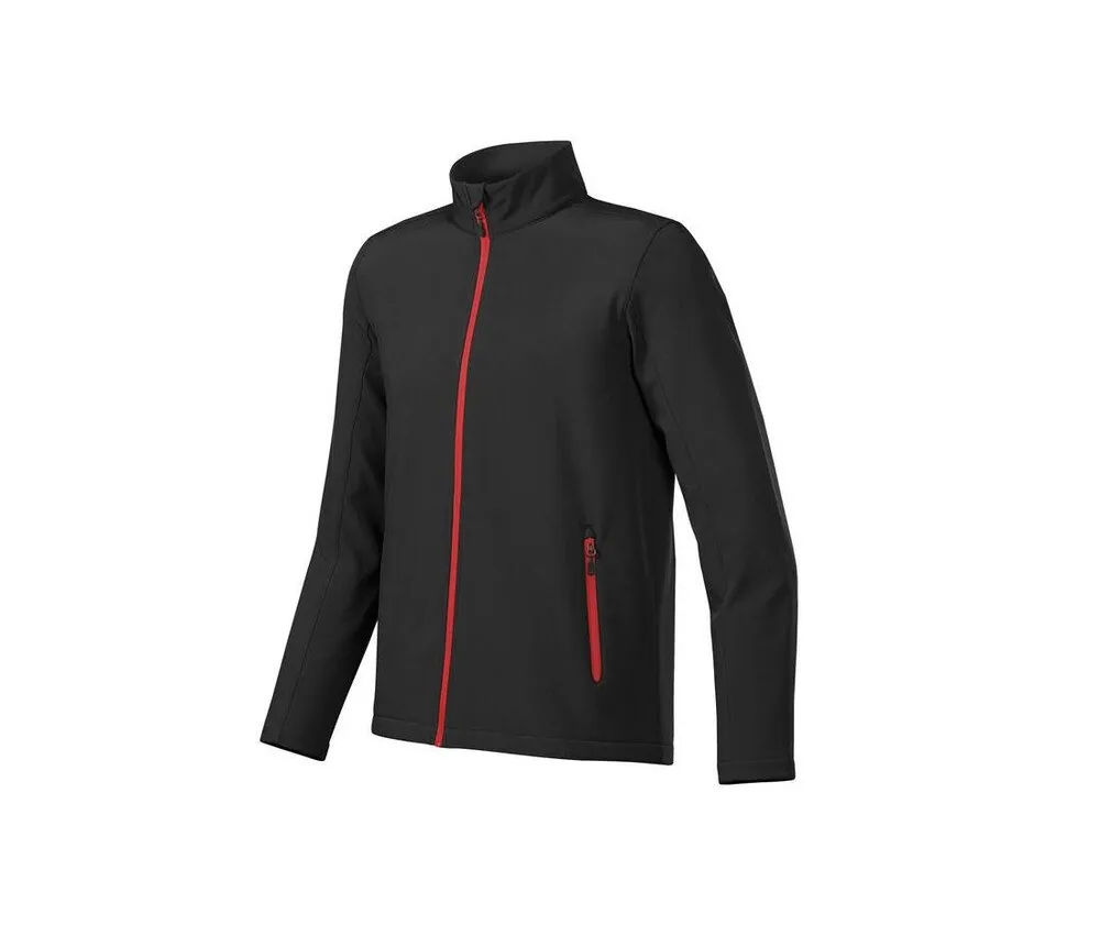 STORMTECH SHKSB1  MEN'S SOFTSHELL  BLACK / BRIGHT RED