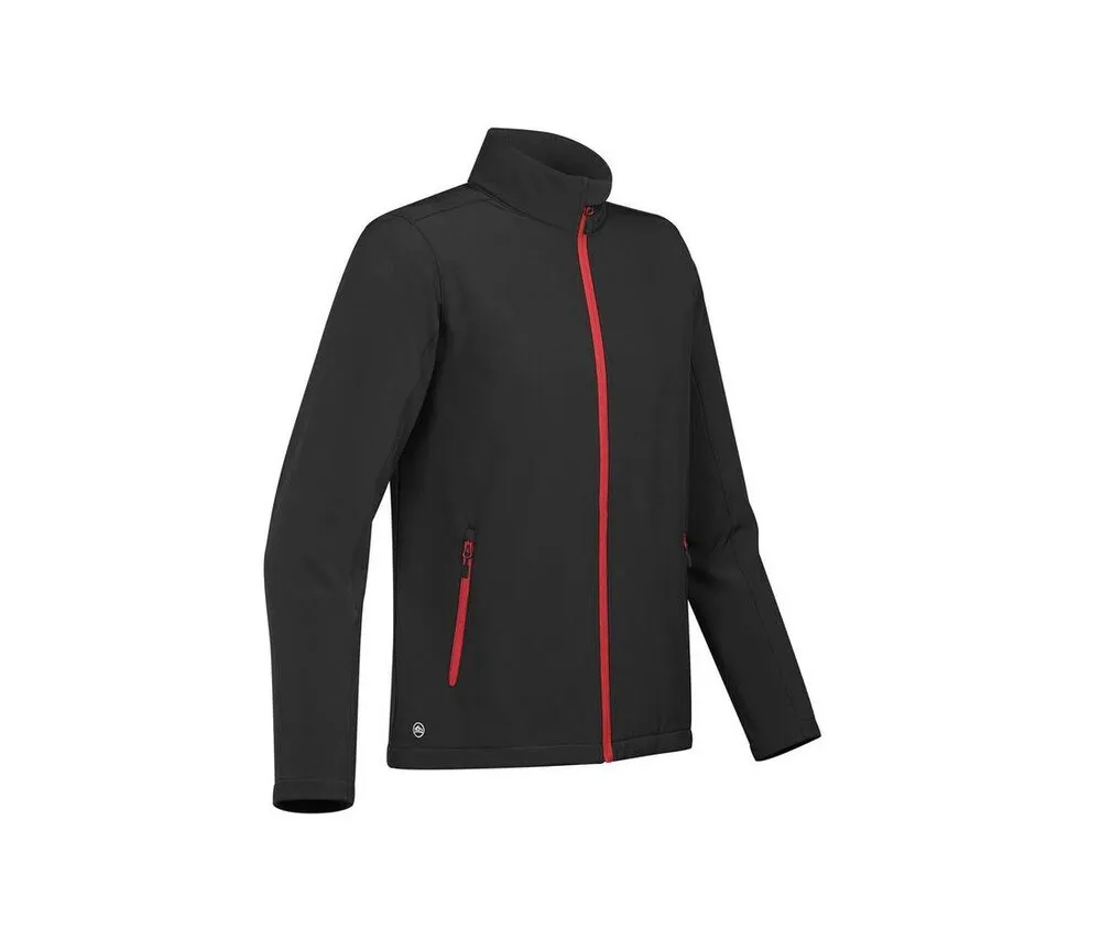 STORMTECH SHKSB1  MEN'S SOFTSHELL  BLACK / BRIGHT RED