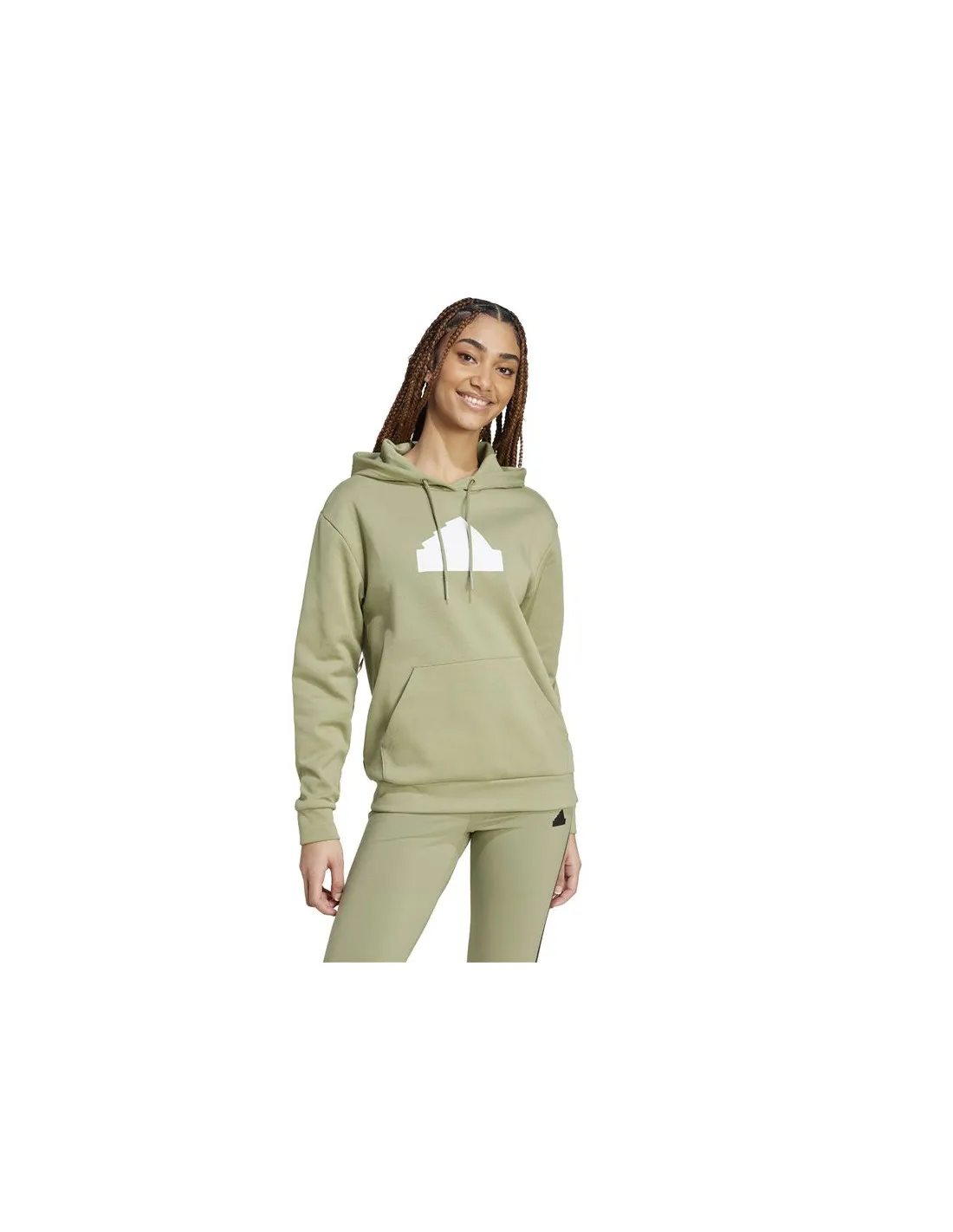 Sudadera adidas Future Icons Badge Of Sport Mujer Verde