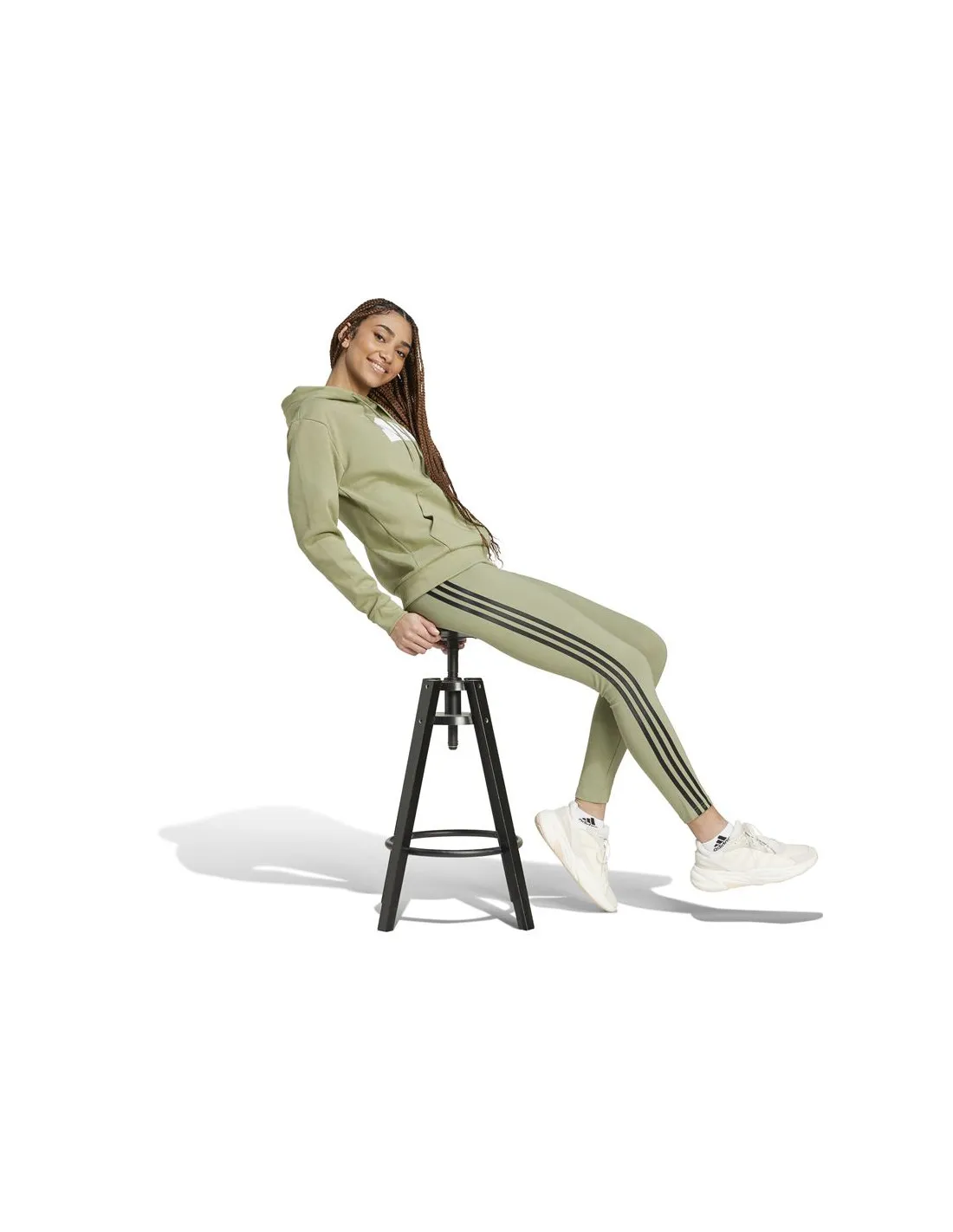 Sudadera adidas Future Icons Badge Of Sport Mujer Verde