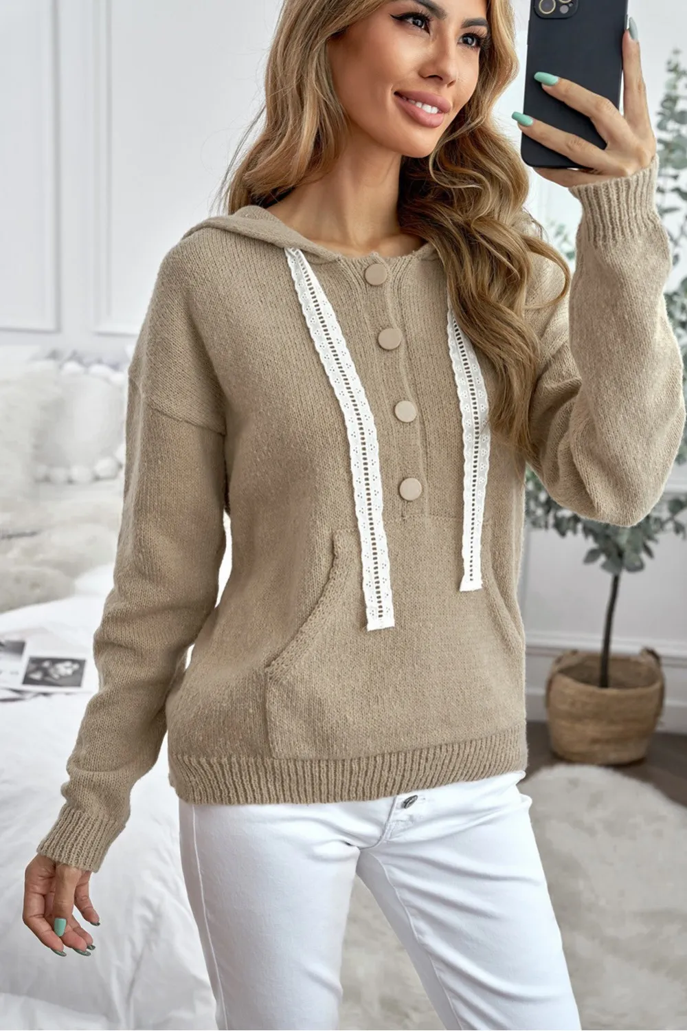 Sudadera caqui