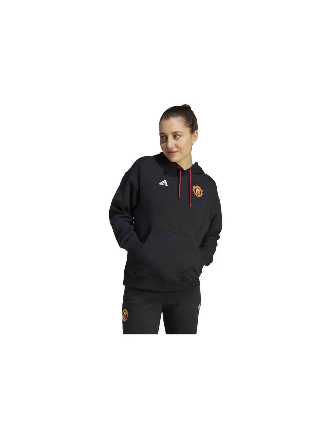 Sudadera de Fútbol adidas Mufc Wmn Hd Mujer