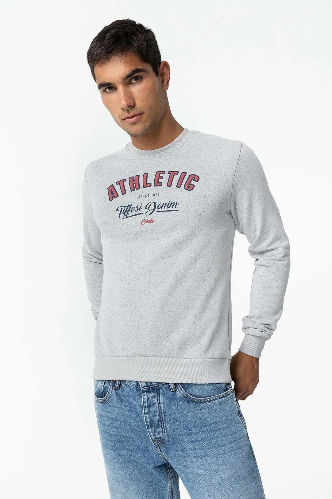 SUDADERA HOMBRE SHELDON GRIS CLARO