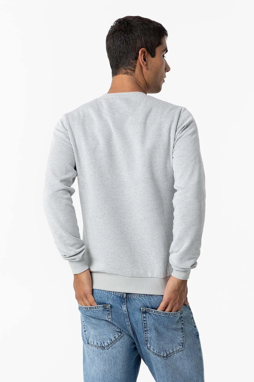 SUDADERA HOMBRE SHELDON GRIS CLARO