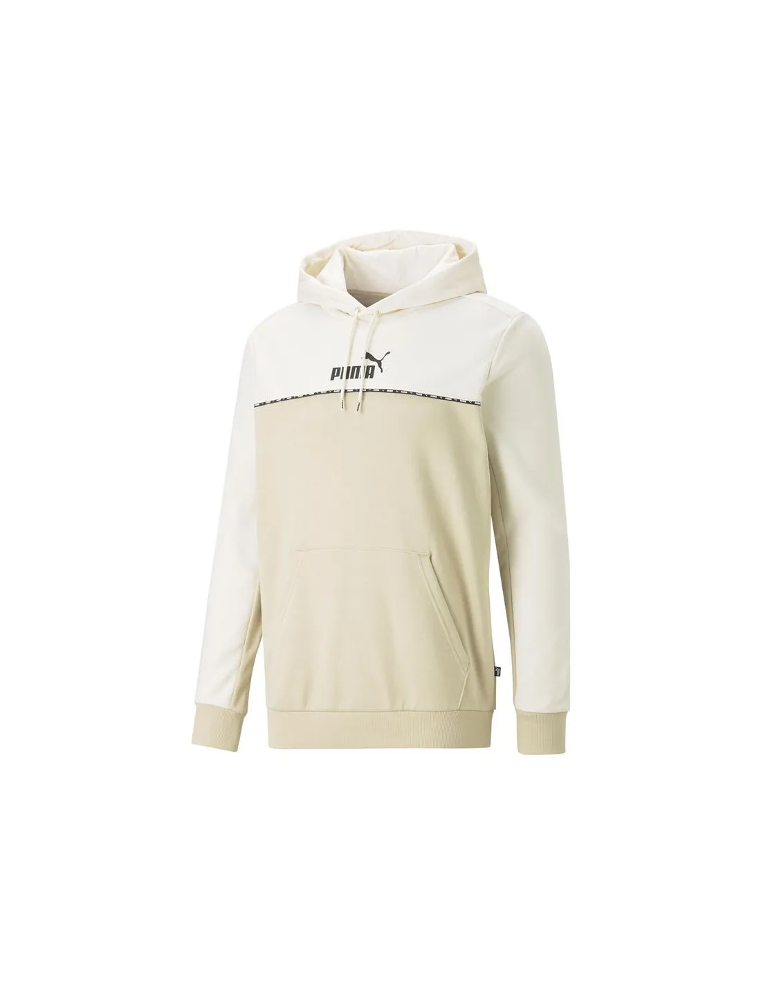 Sudadera Puma Essentials Block X Tape Hombre Granola