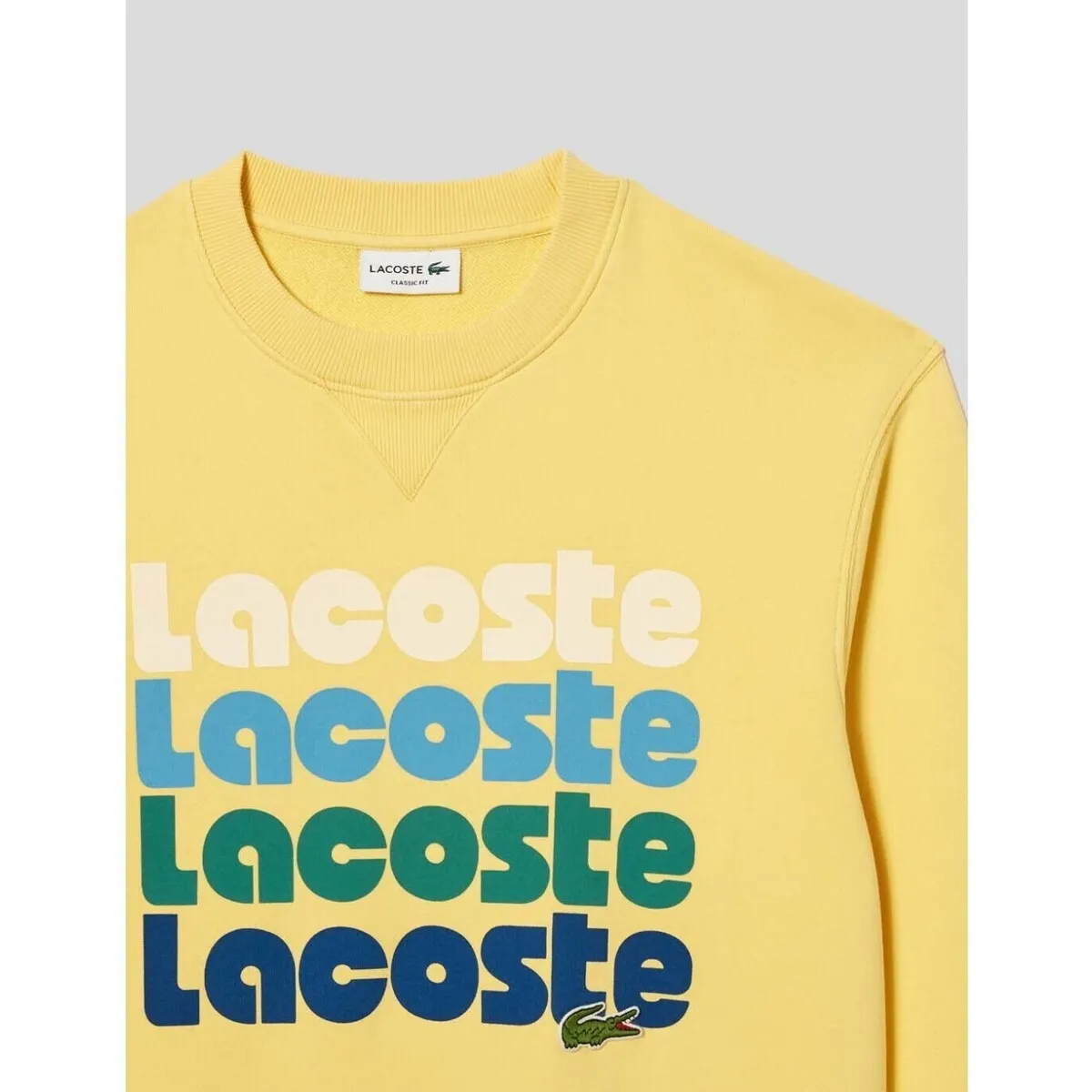 SUDADERA  SUDADERA RETRO LOGO DEGRADED  CORNSILK