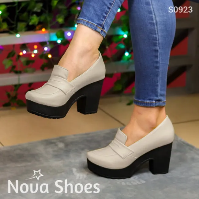 Tacón Mediano en Tonos Vibrantes. Estilo y Confort con Carácter
