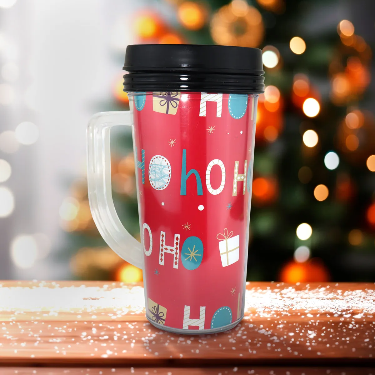 Termo con Diseo Navideo, Ho Ho Ho
