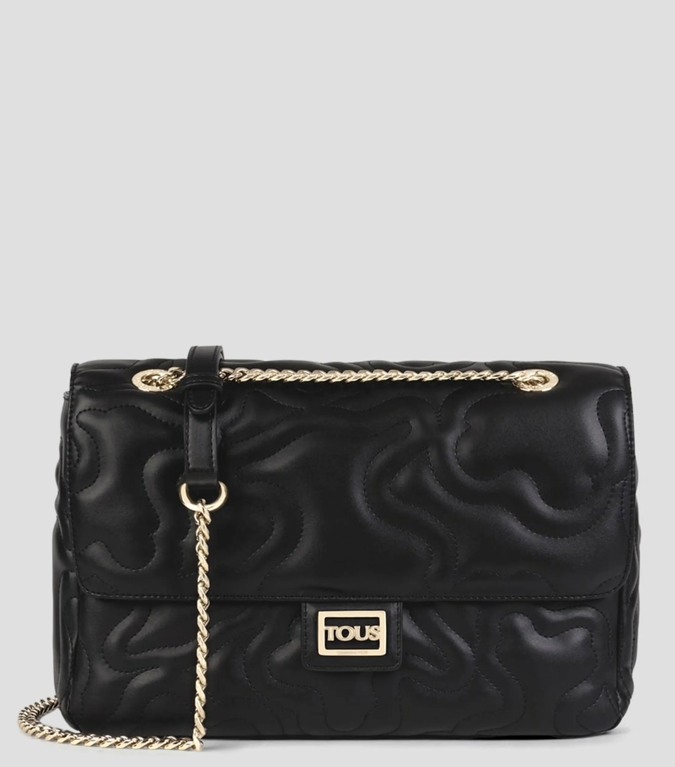 Tous Bolso crossbody negro capitoneado Kaos Dream Mujer