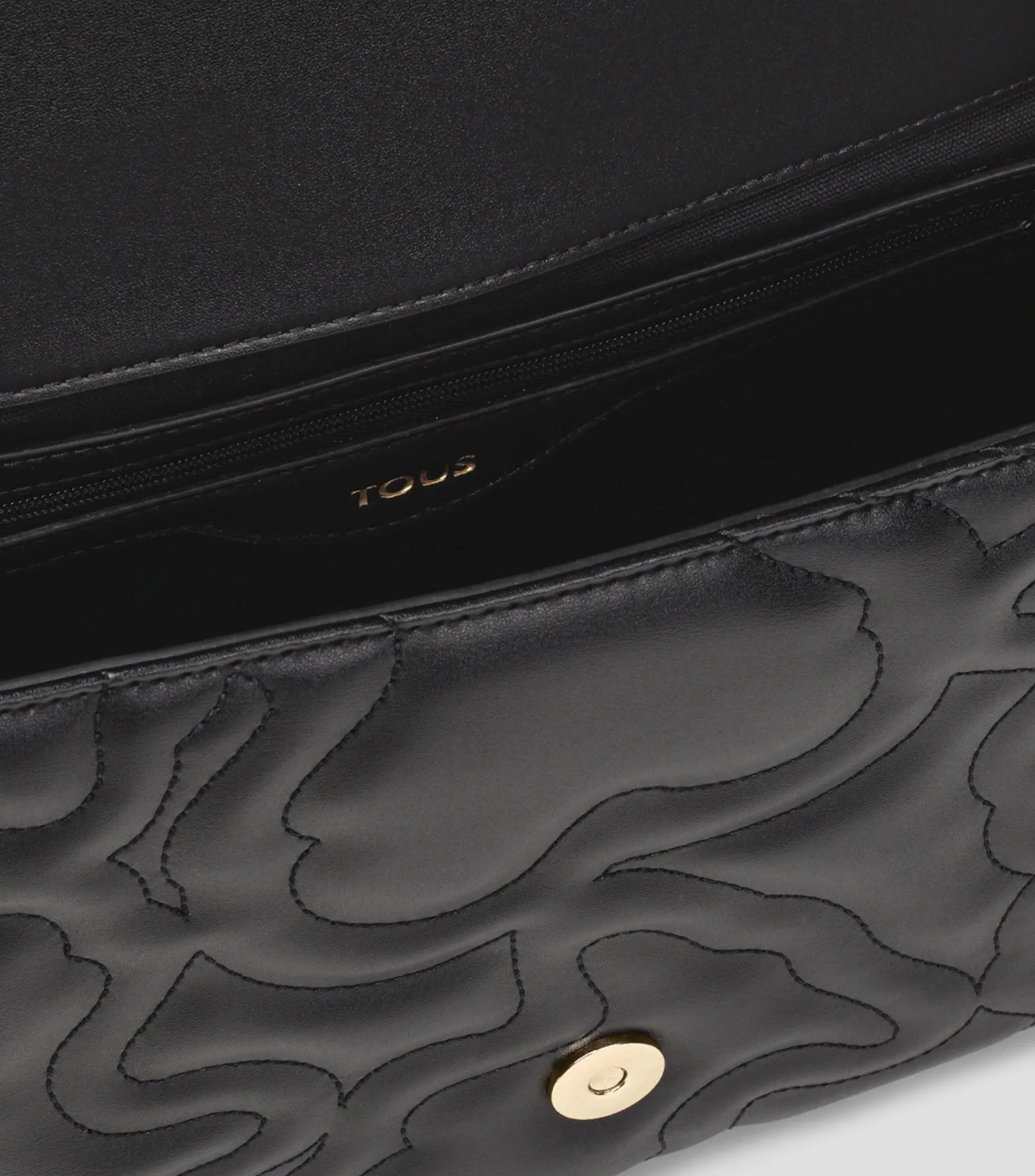 Tous Bolso crossbody negro capitoneado Kaos Dream Mujer