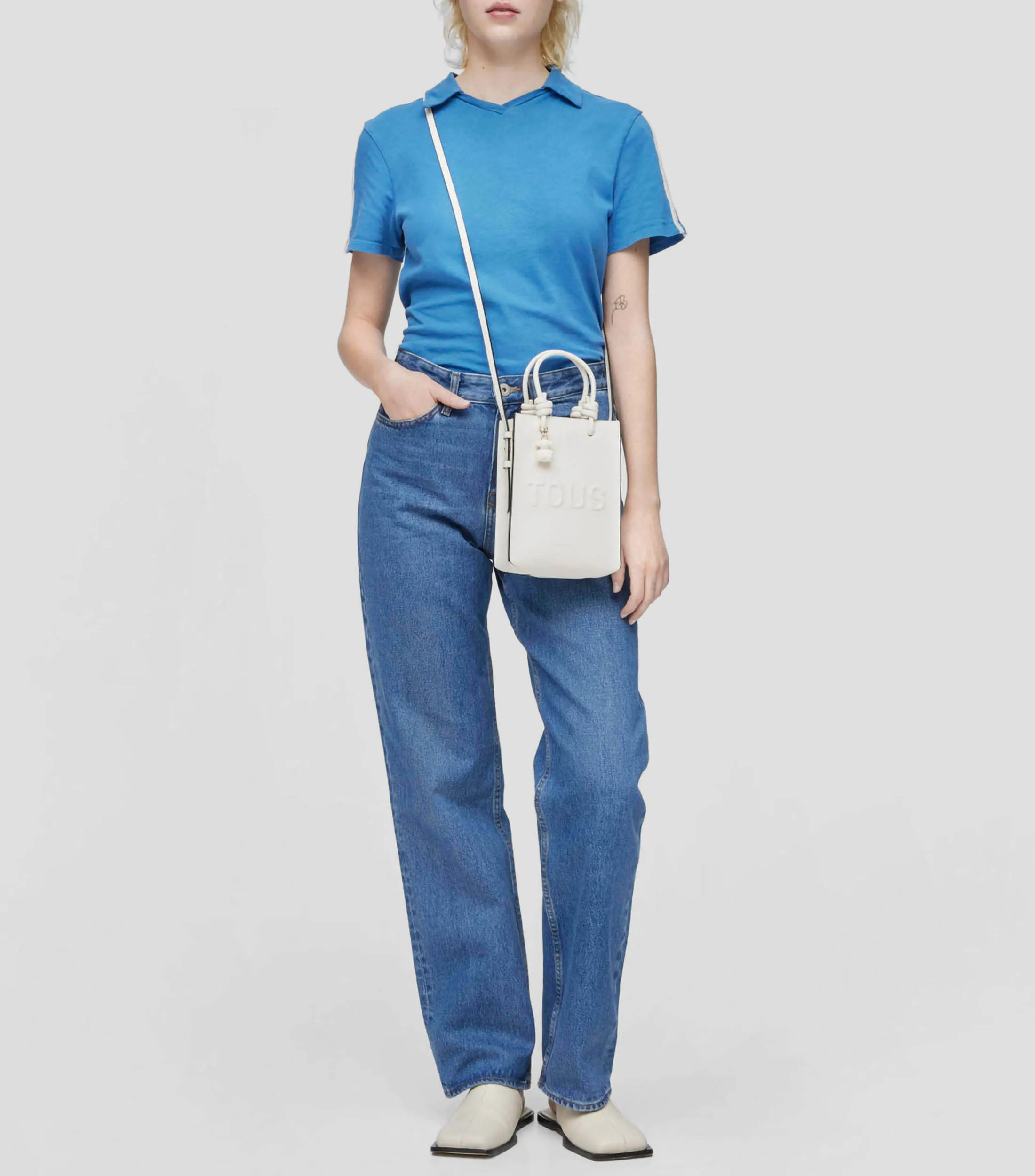 Tous Bolso Mini Crossbody La Rue New Texturizado Mujer