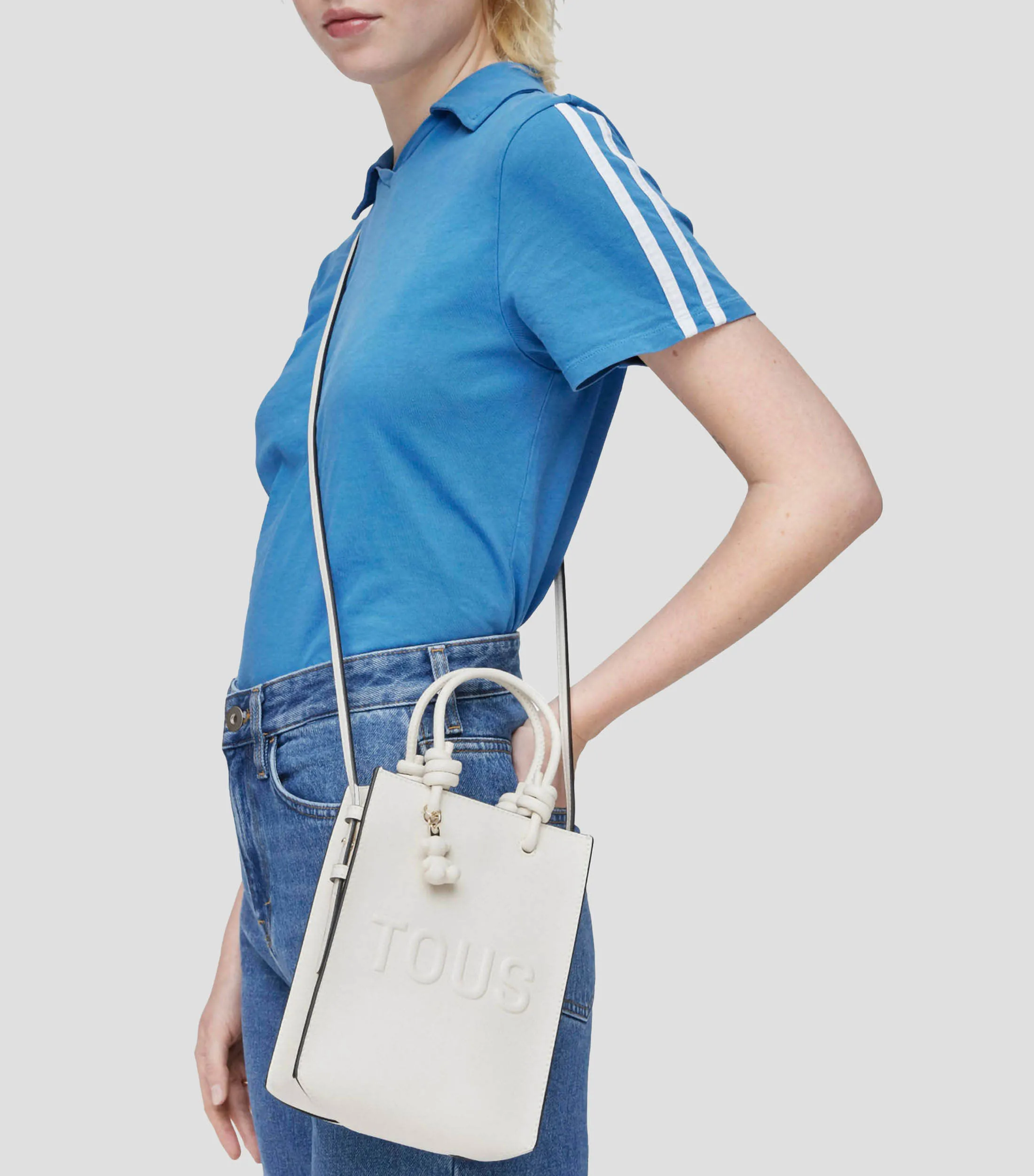 Tous Bolso Mini Crossbody La Rue New Texturizado Mujer