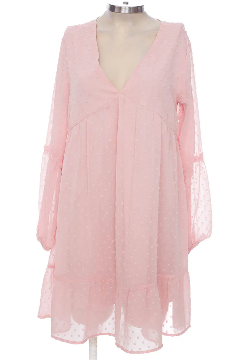 VESTIDO / ENTERIZO COLOR ROSADO  SHEIN
