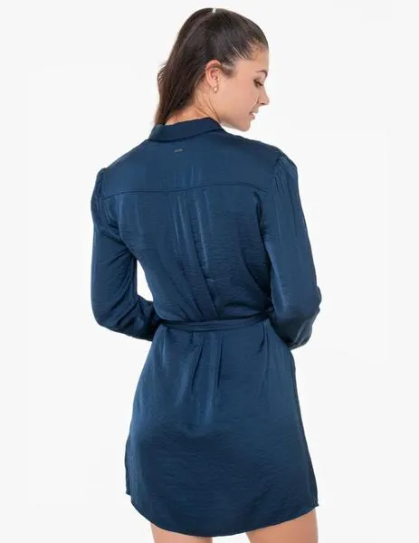 Vestido corto cierre abotonado Itziar de PEPE JEANS