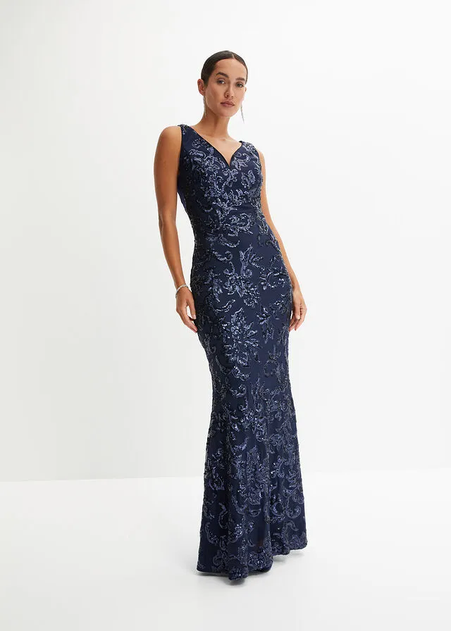 Vestido largo Azul marino