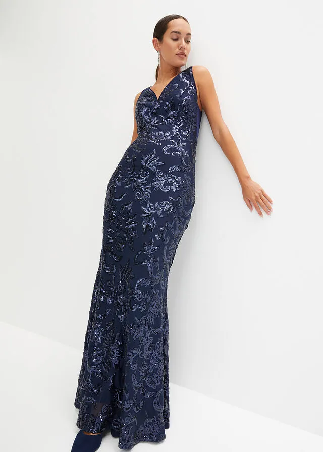 Vestido largo Azul marino