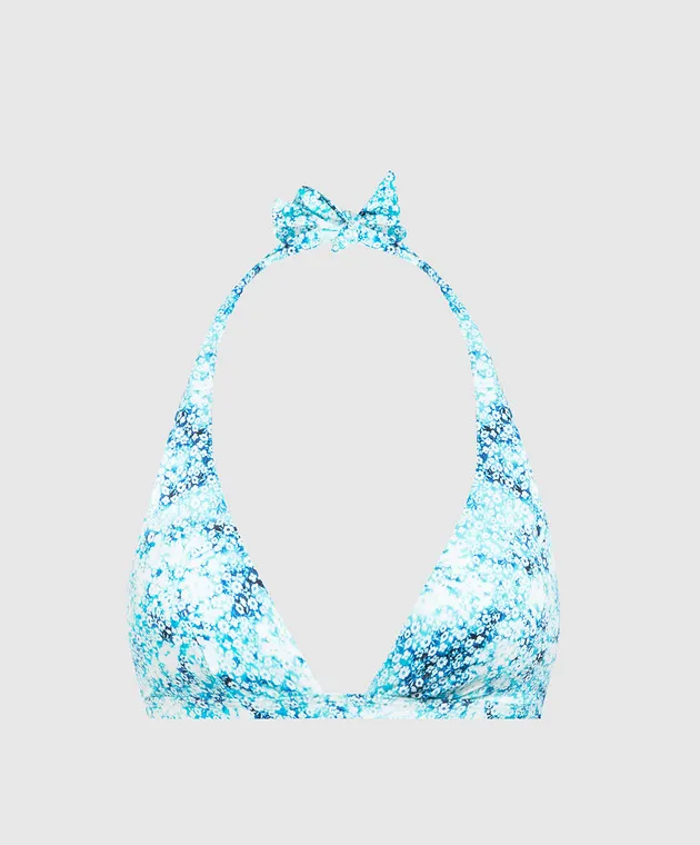Vilebrequin Blue bodice from Fleche swimsuit in a print