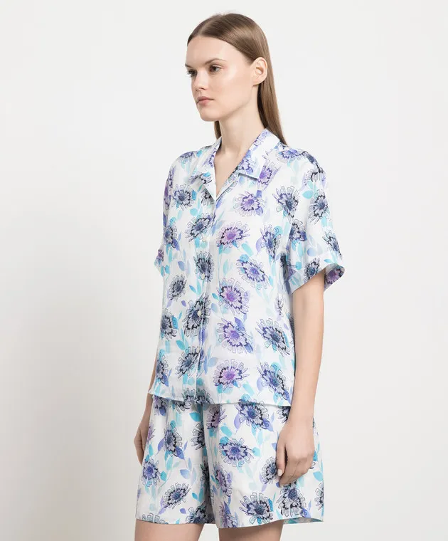 Vilebrequin Leany linen shirt in a print