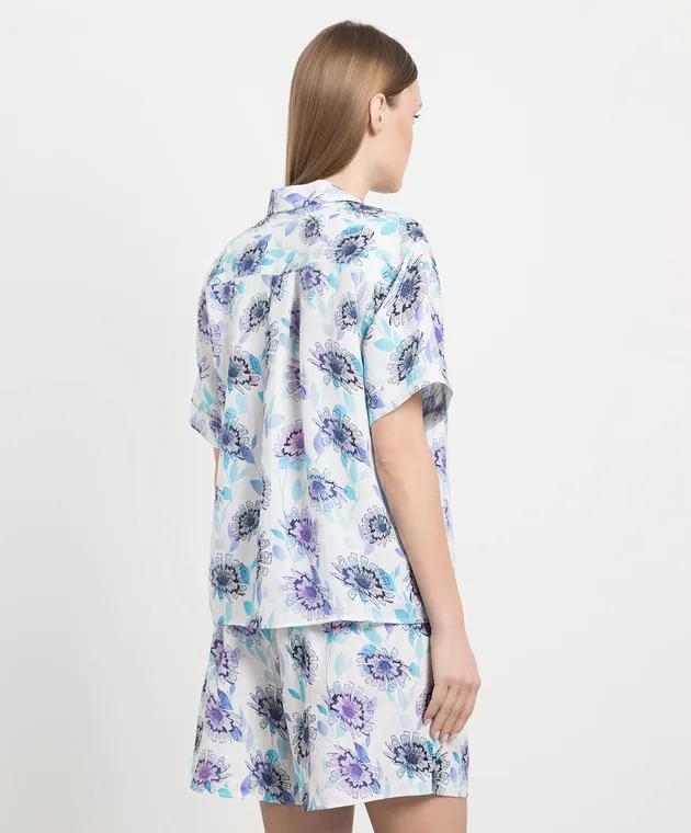 Vilebrequin Leany linen shirt in a print
