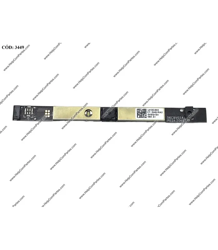 WEBCAM/MIC HP 250 256 255 G7 15DA 15DB 15TDA 15TDB 15XDB 15DI 15GDR SERIES 720PHD L413538K0 L413539A0 ORIG.