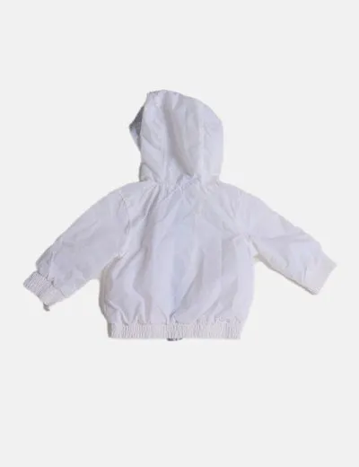 YATSI Chaqueta blanca impermeable