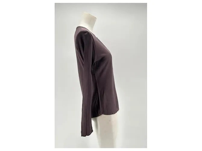 ZADIG & VOLTAIRE Tops Camiseta.Algodón S Internacional Púrpura 