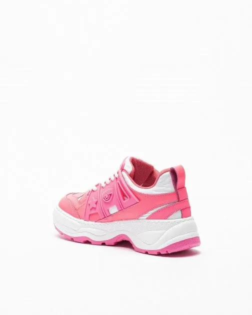 Zapatillas blancas Chiara Ferragni CF3101 Rosa