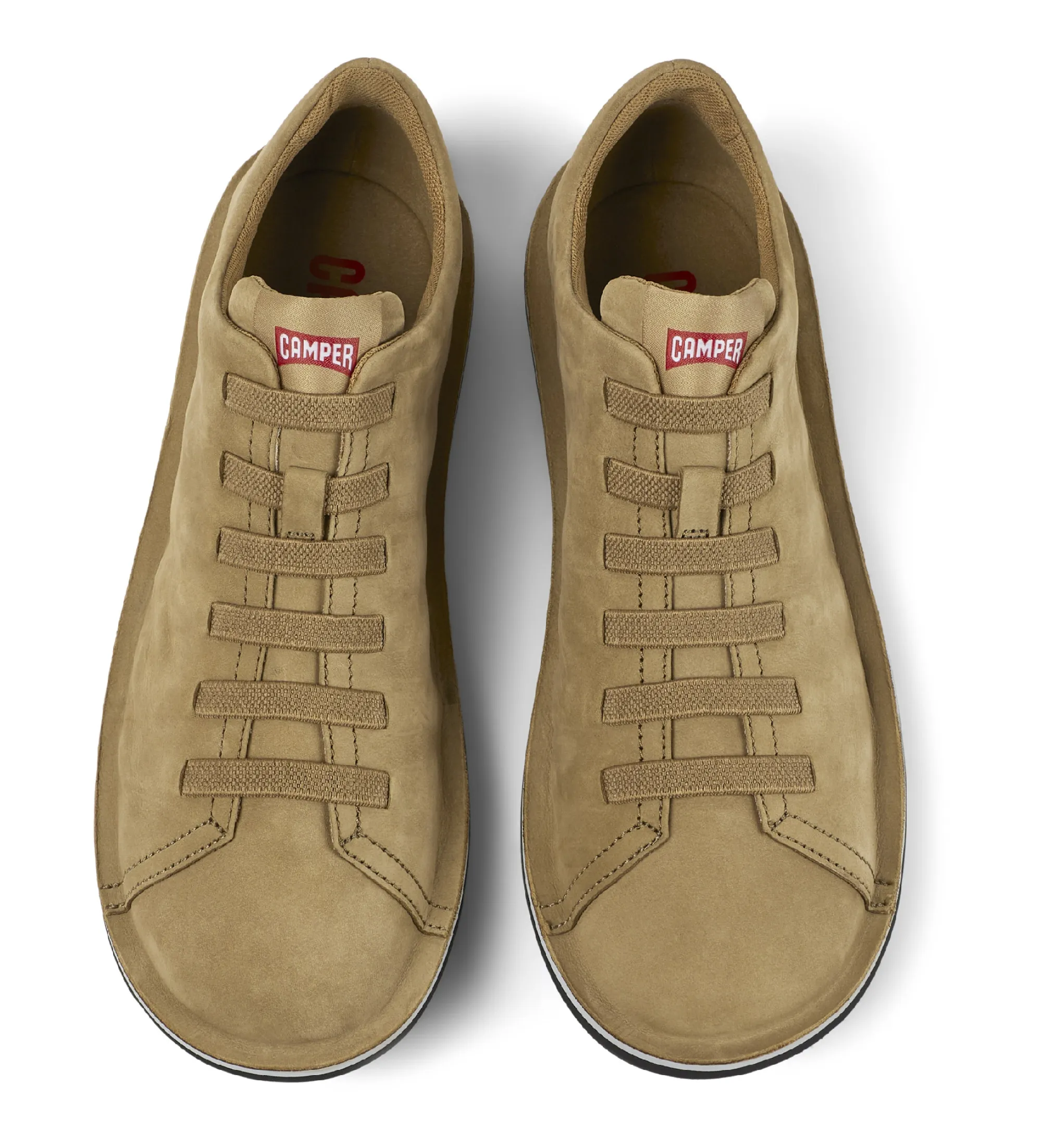 Zapatillas de piel Beetle marrón