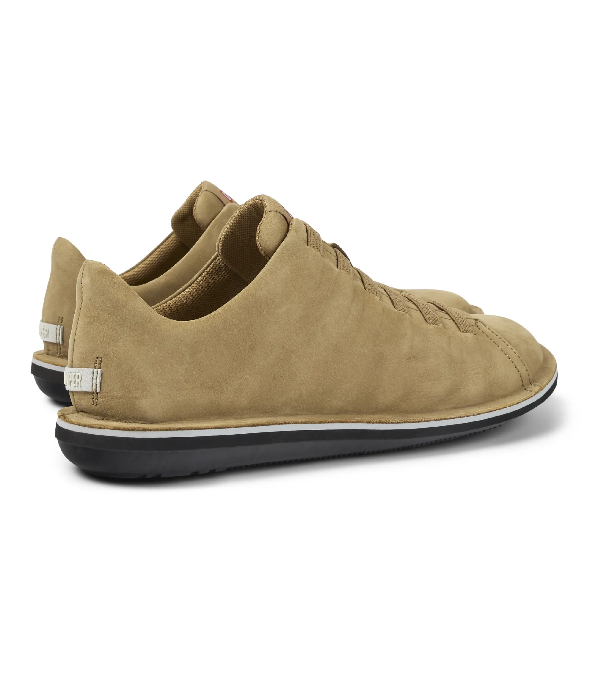 Zapatillas de piel Beetle marrón