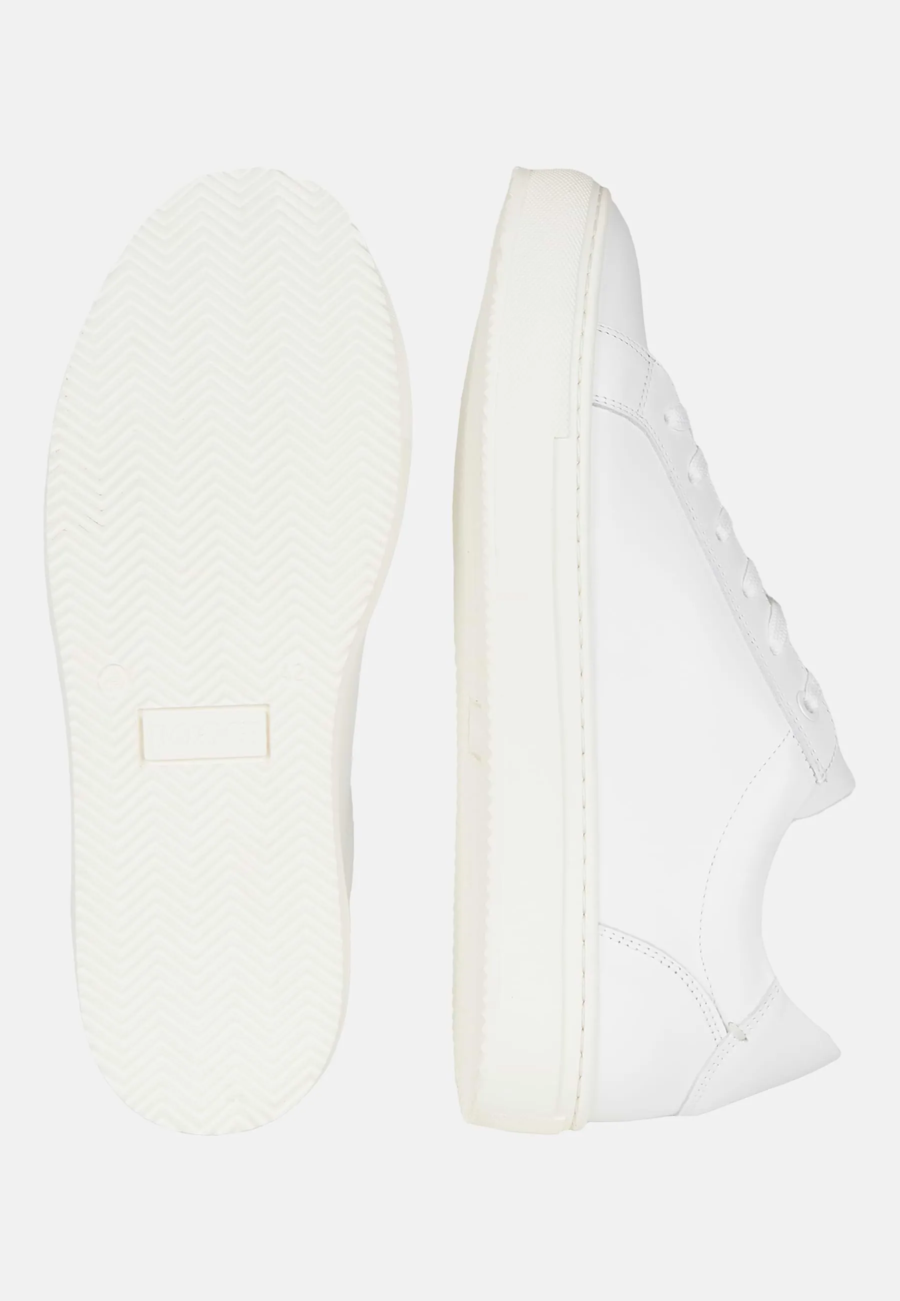 Zapatillas De Piel Blanca