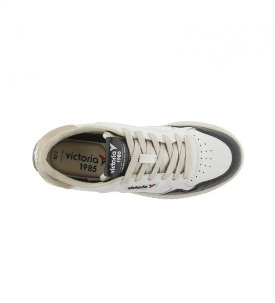 Zapatillas de piel C80 blanco