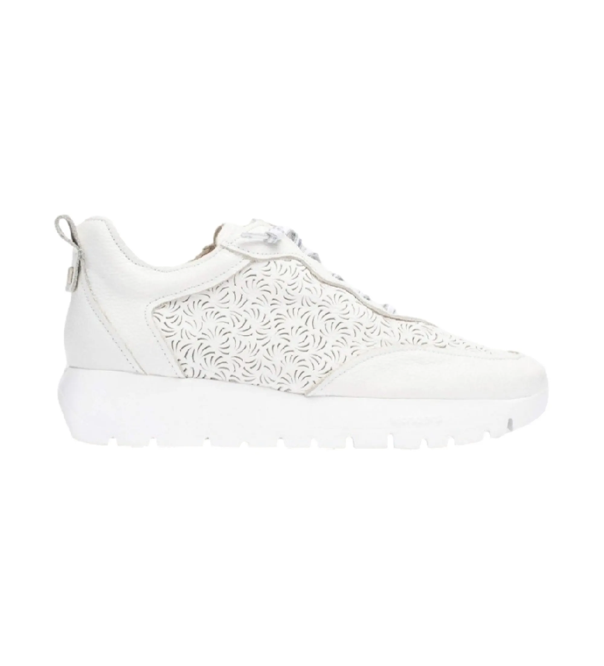 Zapatillas de piel Cario blanco
