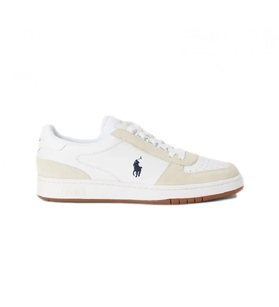 Zapatillas de piel Court blanco