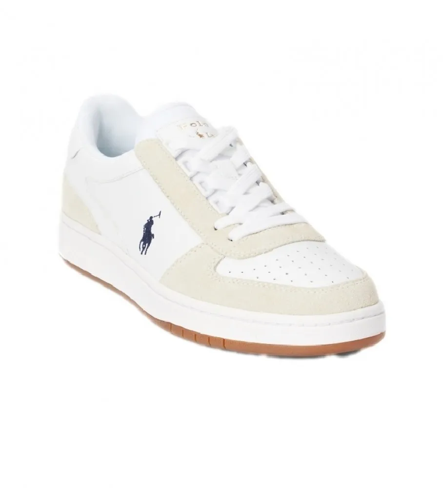 Zapatillas de piel Court blanco