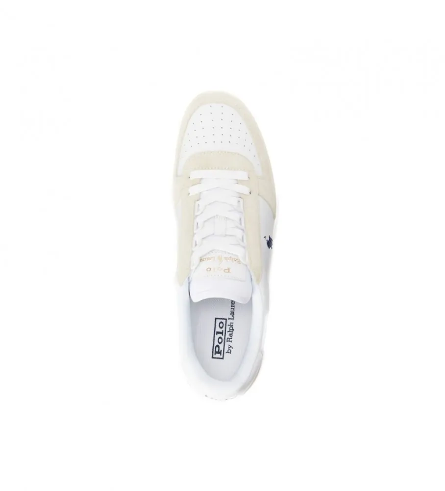 Zapatillas de piel Court blanco