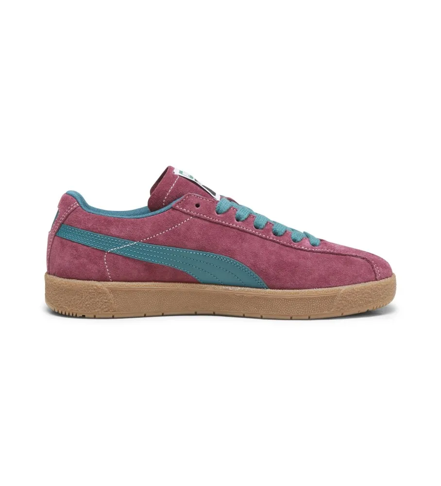 Zapatillas de piel Delphin granate